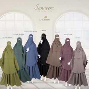 Gamis Set (Non Pad) Sansivera by Afifathin