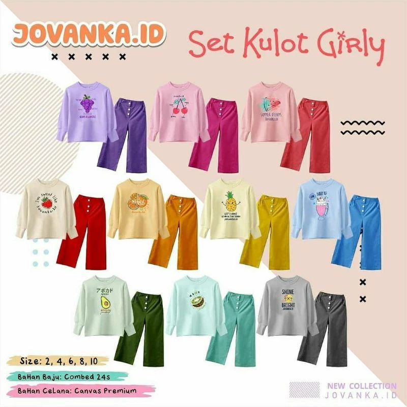 Set Kulot Girly by Jovanka.id