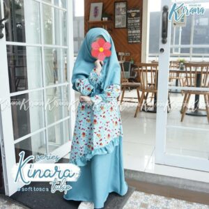 Gamis Set Kinara Tulip anak