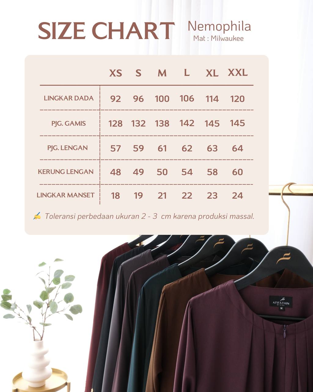 Gamis Nemophila by Afifathin - Gambar 3