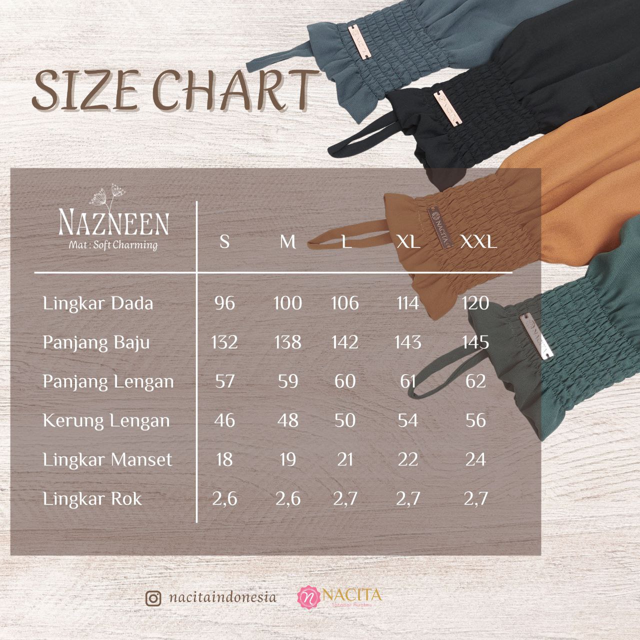 Gamis Set Nazneen by Nacita - Gambar 4