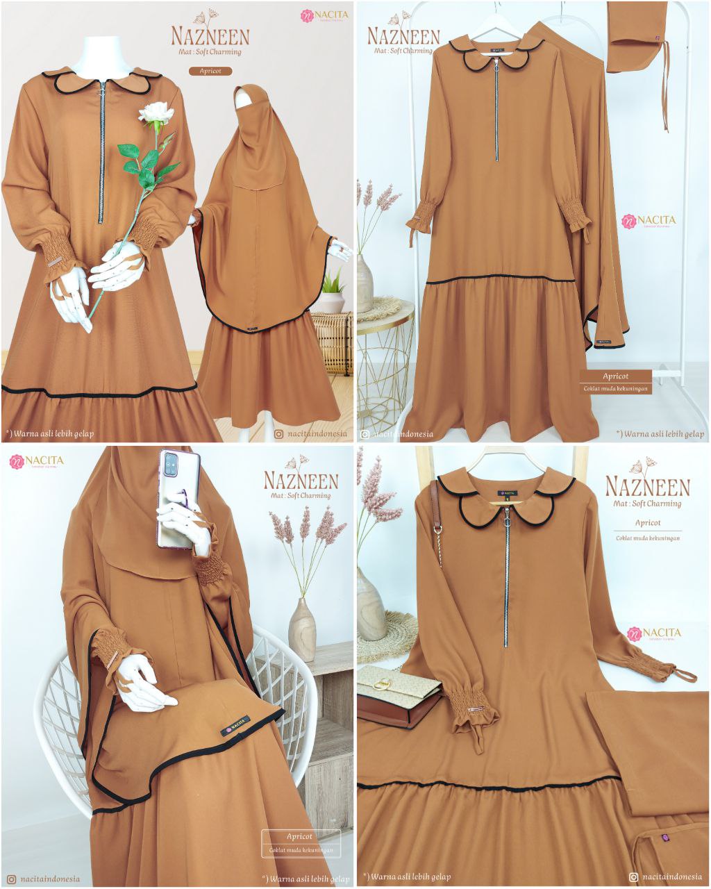 Gamis Set Nazneen by Nacita - Gambar 3