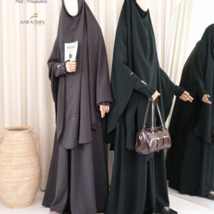 Gamis Set Nemophila by Afifathin