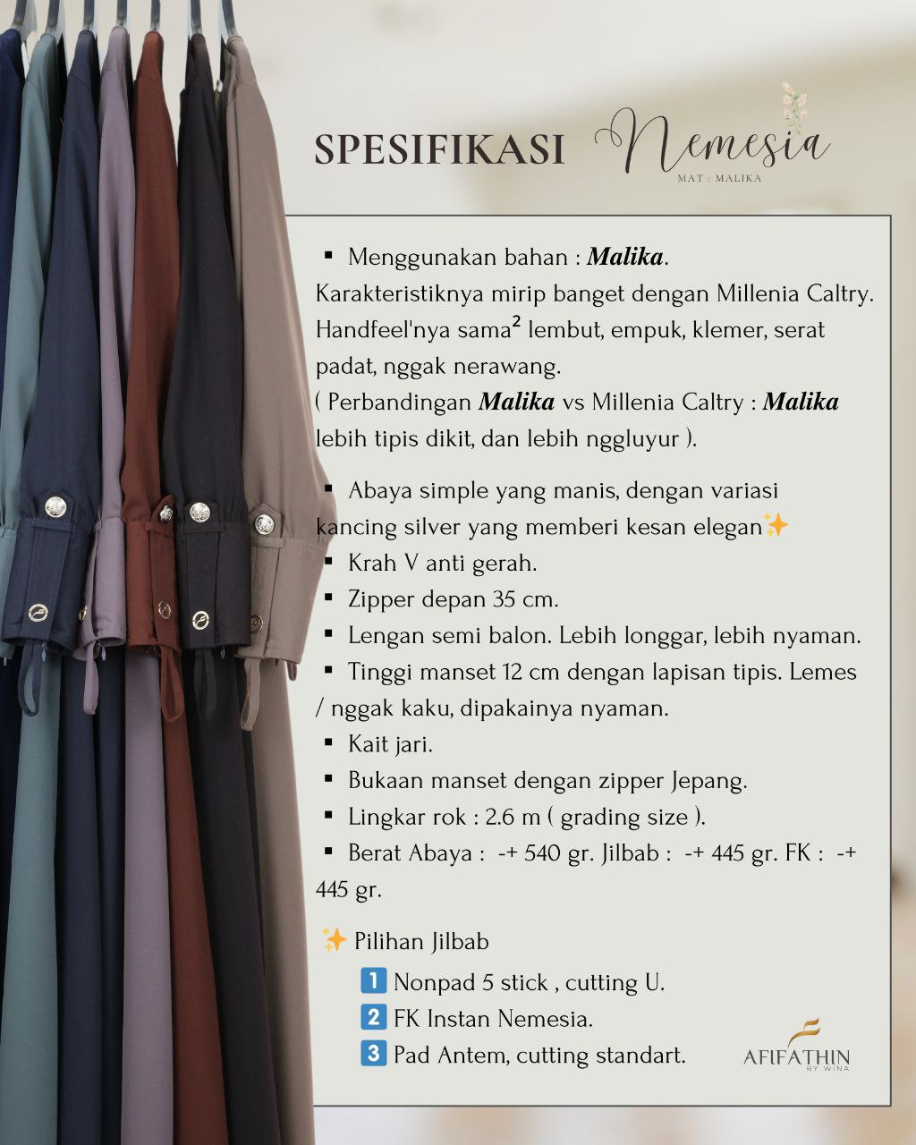 Gamis Nemesia by Afifathin - Gambar 10