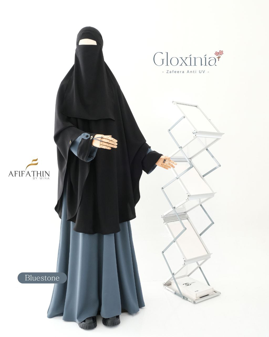 Gamis Set Gloxinia by Afifathin - Gambar 7