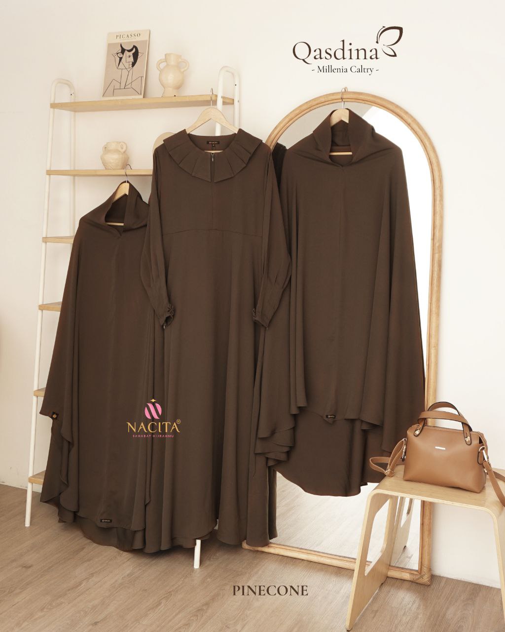 Gamis Set Qasdina by Nacita - Gambar 2