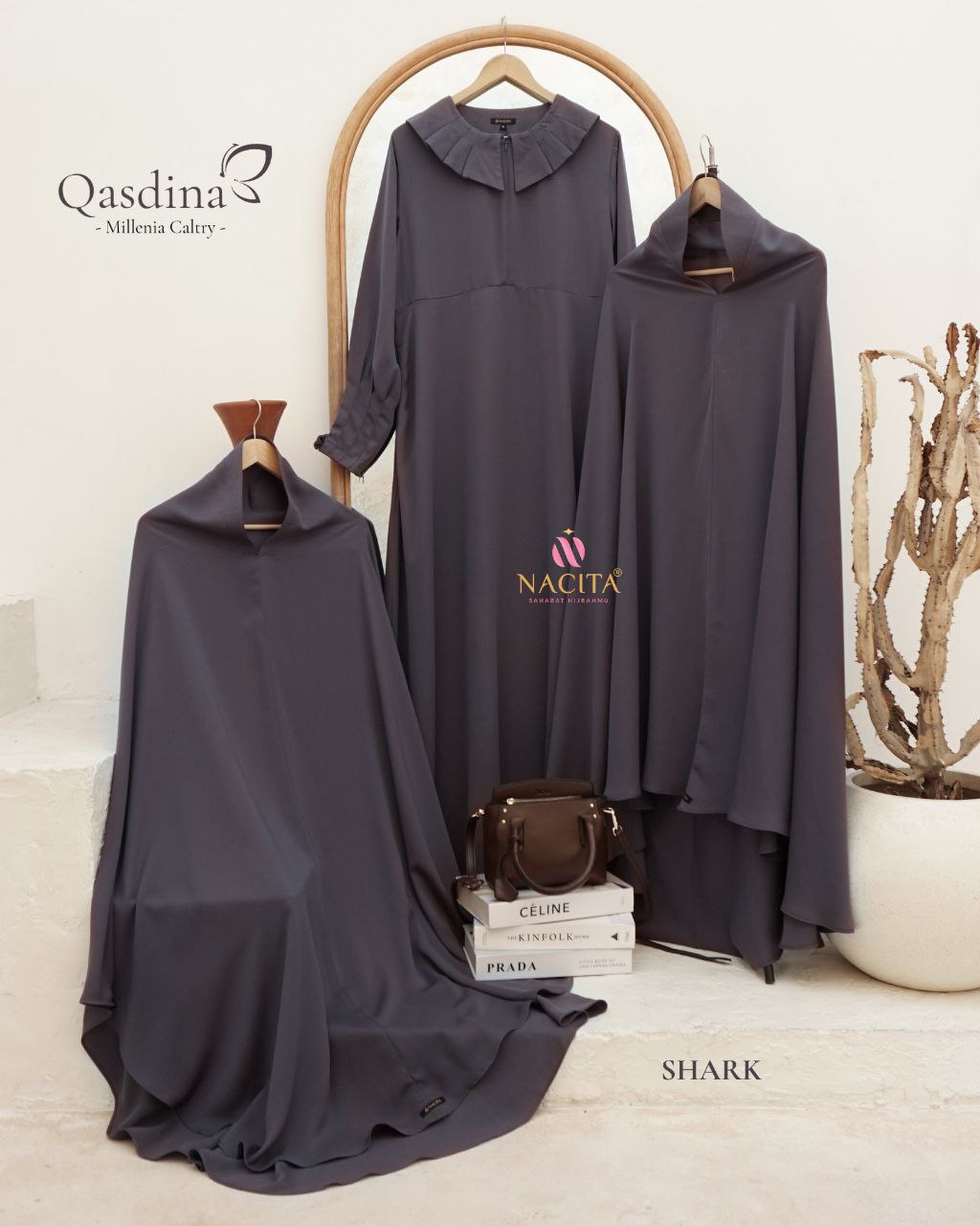 Gamis Set Qasdina by Nacita - Gambar 5