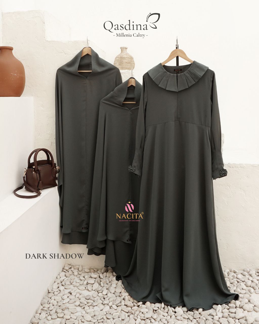 Gamis Set Qasdina by Nacita - Gambar 7