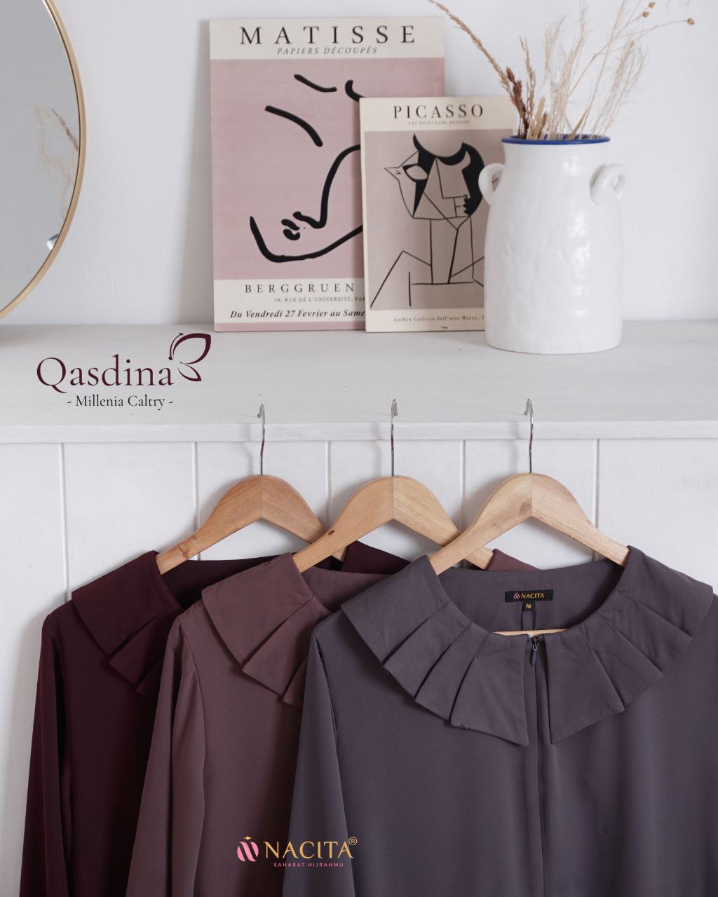 Gamis Set Qasdina by Nacita - Gambar 9