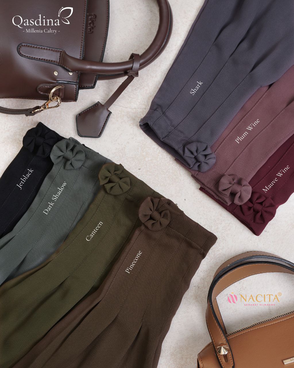 Gamis Set Qasdina by Nacita - Gambar 12