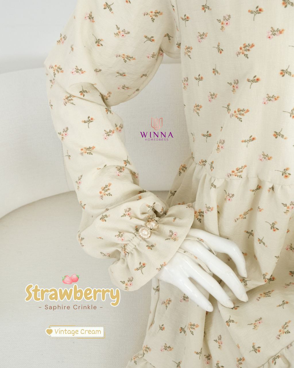 Homedress Strawberry by Winna - Gambar 5