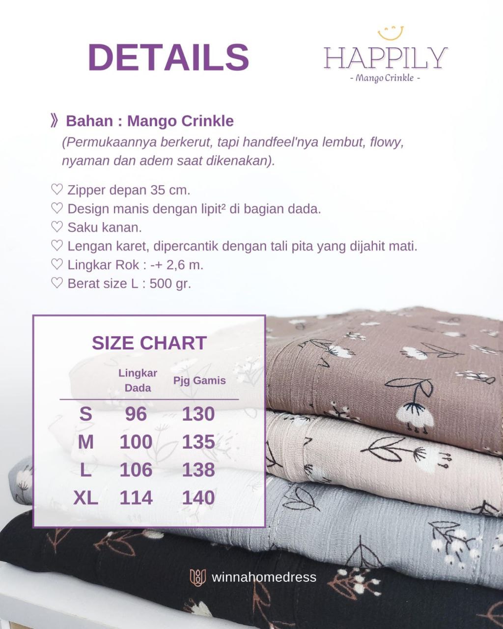 Homedress Happily by winna - Gambar 4