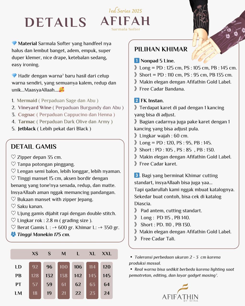 Gamis Afifah by Afifathin - Gambar 3