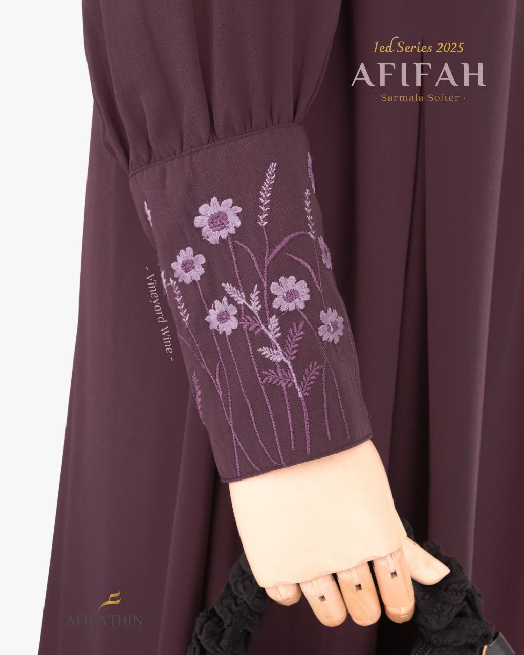 Gamis Set Afifah by Afifathin - Gambar 6