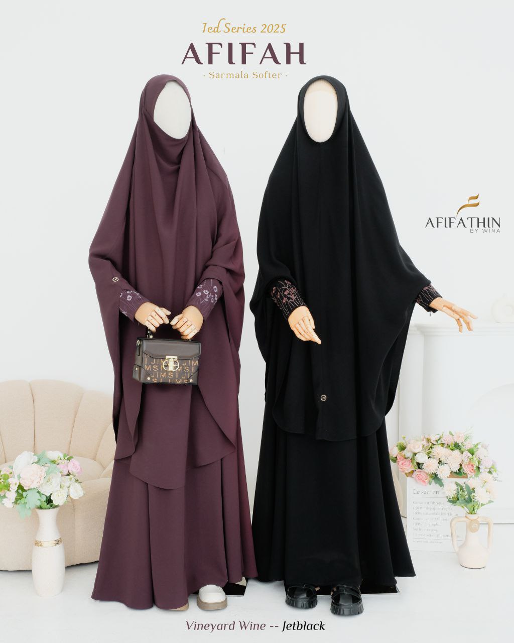 Gamis Set Afifah by Afifathin - Gambar 7