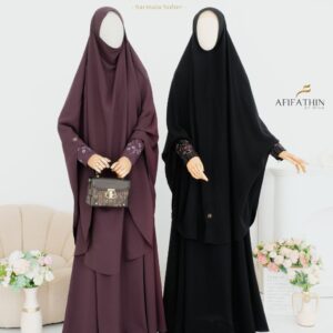 Gamis Set Afifah by Afifathin